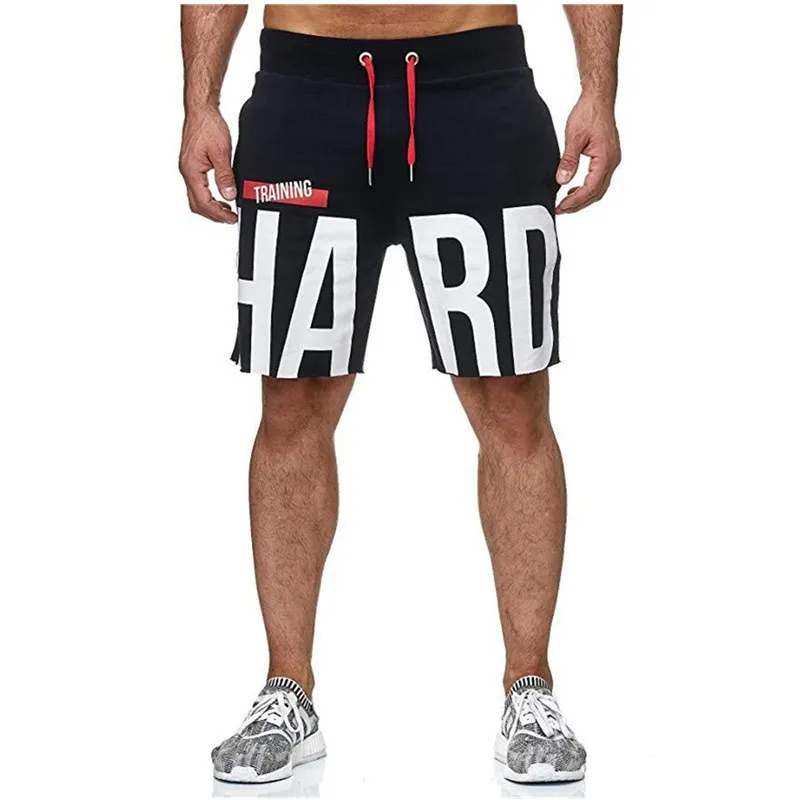 Новые шорты для спортзала мужские короткие брюки Беговые брюки в повседневном стиле мужские шорты спортивные брюки для фитнеса мужские спортивные шорты