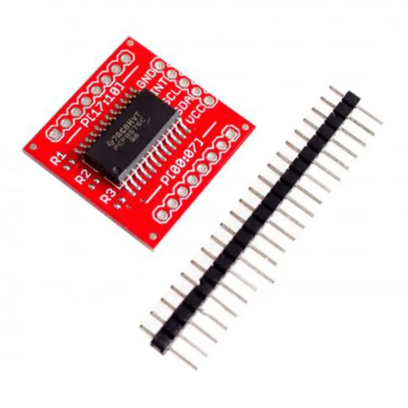 Новый 1 шт. MCU8575 PCF8575 16 положение квази двунаправленный IIC I2C и SMBus I/O расширитель для arduino|Соединители| |