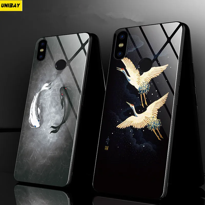 

Xiaomi mi 8 explorer Case hard Shock-Proof xiaomi mi8 se case 9H anti-explode xiaomi mi 8 Tempered Glass Back Cover Shock-proof