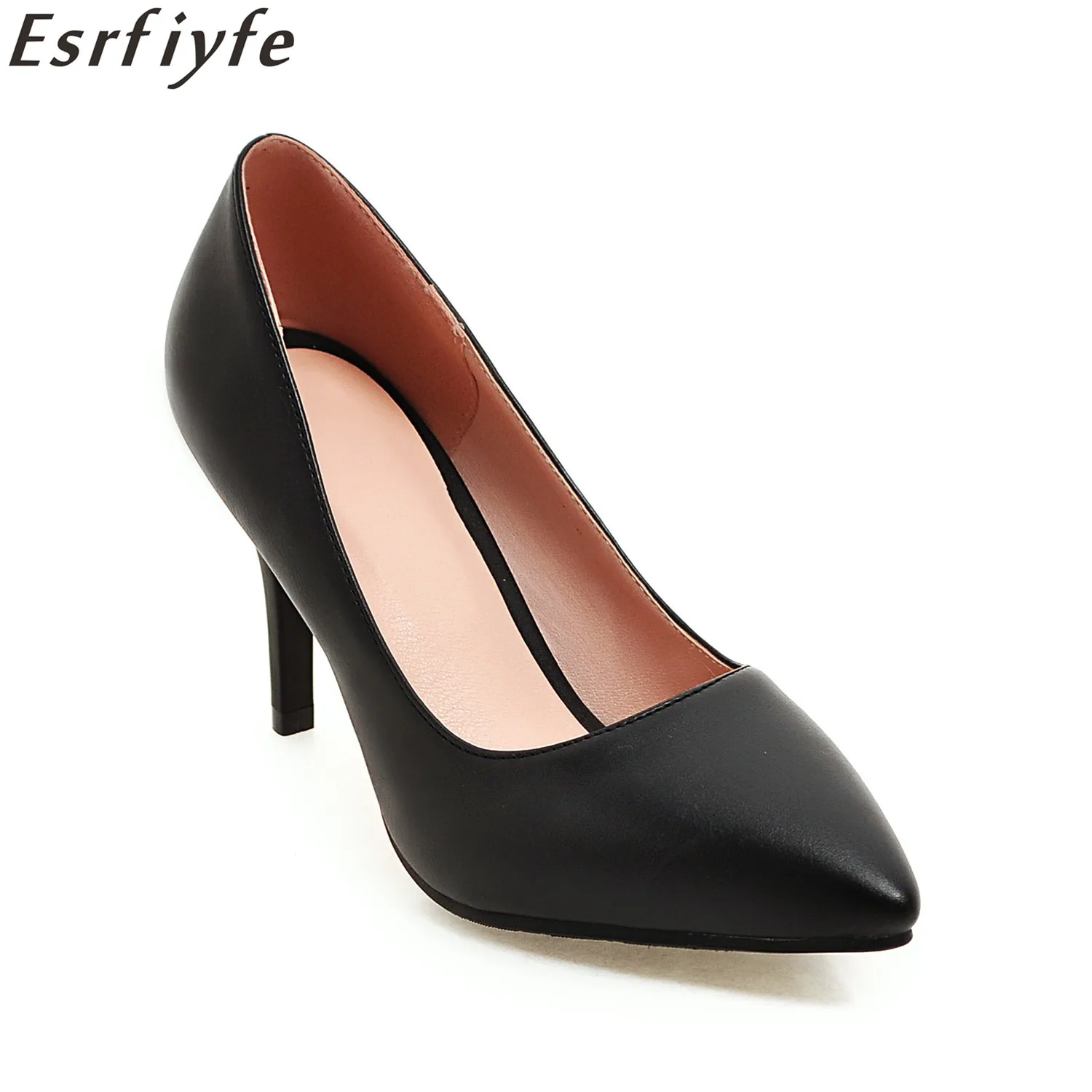 ESRFIYFE 2018 New Brand Shoes Woman High Heels Pumps Nude High Heels 9CM Women Shoes High Heels Pumps Black Shoes Heels ESRFIYFE 2018 New Brand Shoes Woman High Heels Pumps Nude High Heels 9CM Women Shoes High Heels Pumps Black Shoes Heels