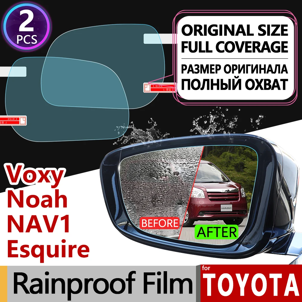 

for Toyota Voxy Noah Nav1 Esquire 2007 - 2019 R70 R80 70 80 Anti Fog Film Cover Rearview Mirror Rainproof Anti-Fog Accessories