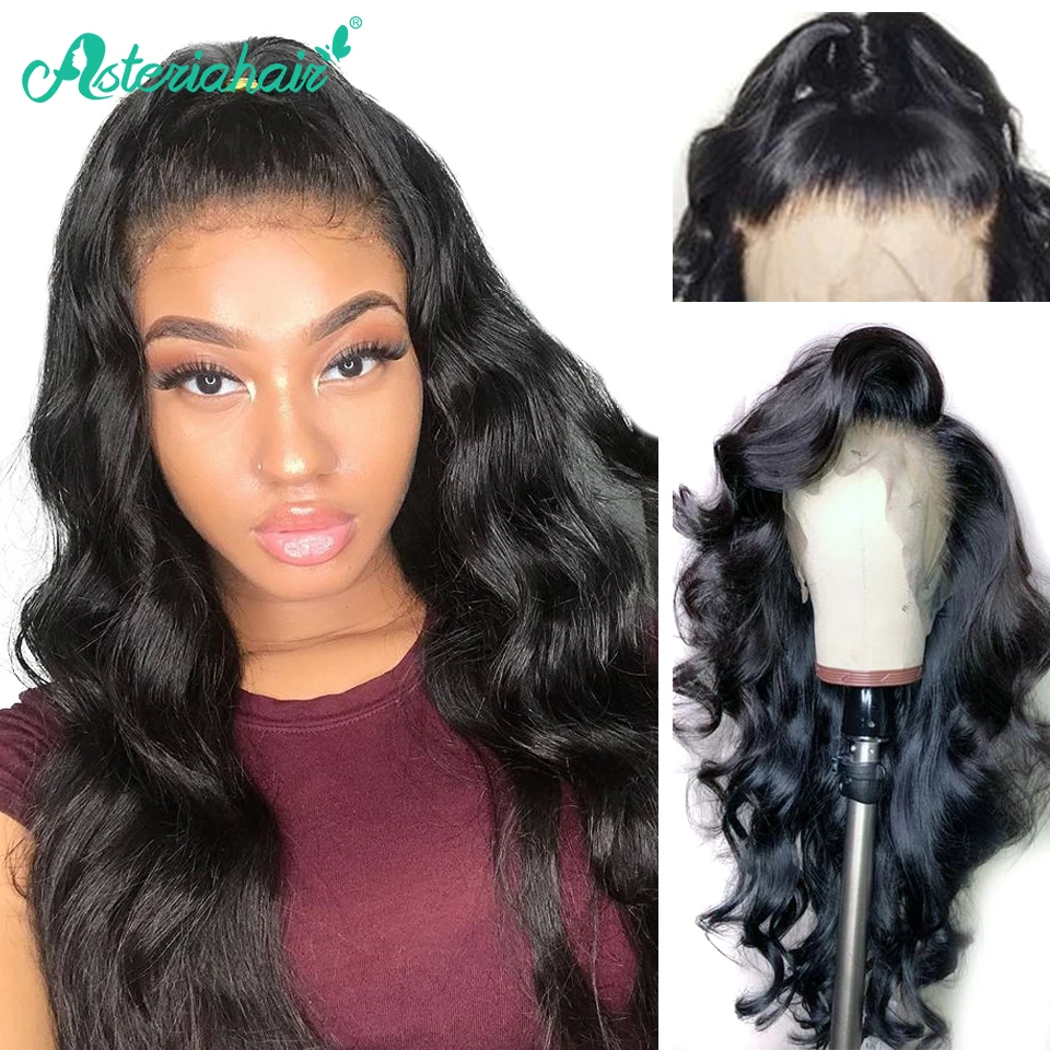 

Asteria Full Lace Wig Pre Plucked Glueless Full Lace Wigs Human Hair With Baby Hair Brazilian Body Wave 8-24 Inch Remy Hair