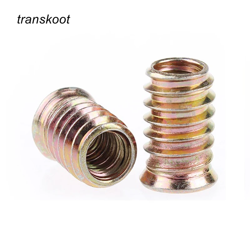 10Pcs m6 m8 m10 Zinc Alloy Iron Inside And Outside Teeth Embedded Hex