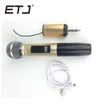 

ETJ U-100 professional wireless microphone, dynamic handheld Cara OK microphone, true UHF KTV, singing voice amplifier receiver