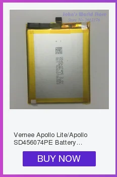 Vernee Apollo Lite/Apollo SD456074PE Замена батареи Высокое качество 3180 мАч Резервное копирование для смартфона Vernee Apollo