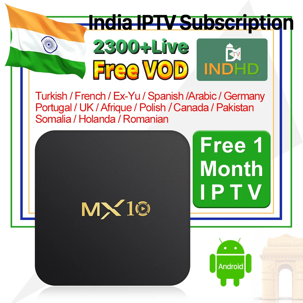 

IPTV Italia IPTV Portugal Free 1 Month IPTV India Pakistan IP TV MX10 Android 8.1 TV Box Arabic Turkish Germany UK Canada IP TV
