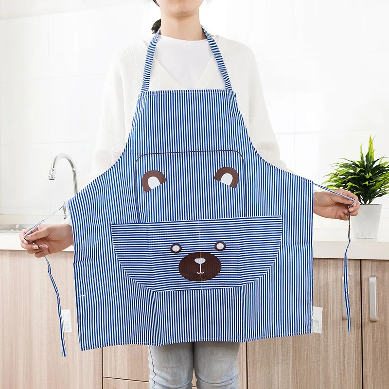 NEW Women Lady Kitchen Apron Dress Restaurant Home Kitchen Pocket Cooking Working Apron Bib Dining Room Barbecue Cute