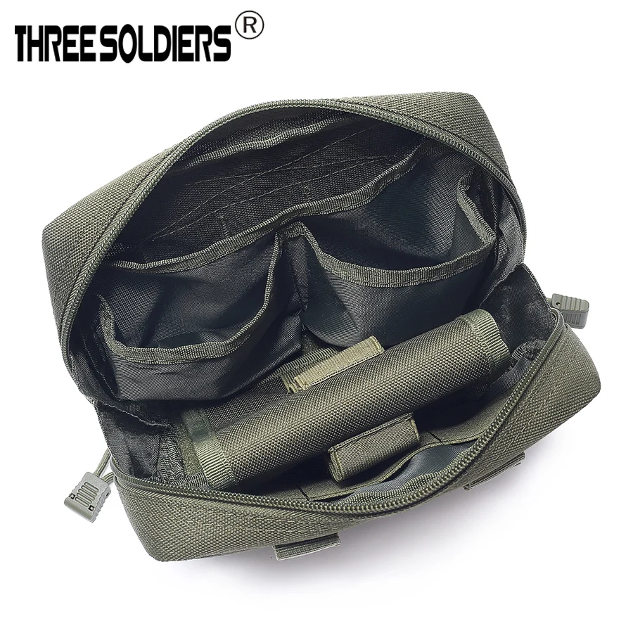 

Military Tactical 600D Outdoor Waist Bag Multifunctional EDC Molle Pouch Tool Zipper Waist Pack Accessory Medical belt Bag