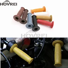 1 пара 7/" 22 мм Универсальный ретро ручка ручками мотоциклов руле Резина Гель рукав для HONDA Пит байк
