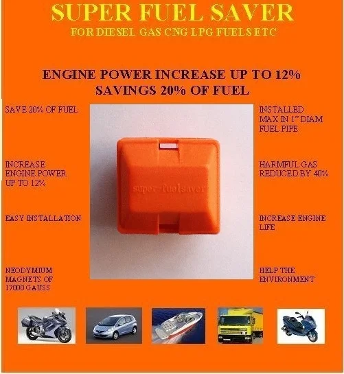 

5 PIECES/ LOT HIGH EFFECT FUEL SAVING DEVICE FOR CARS, MOTORCYCLES, BOATS, TRUCKS, FREE SHIPPING