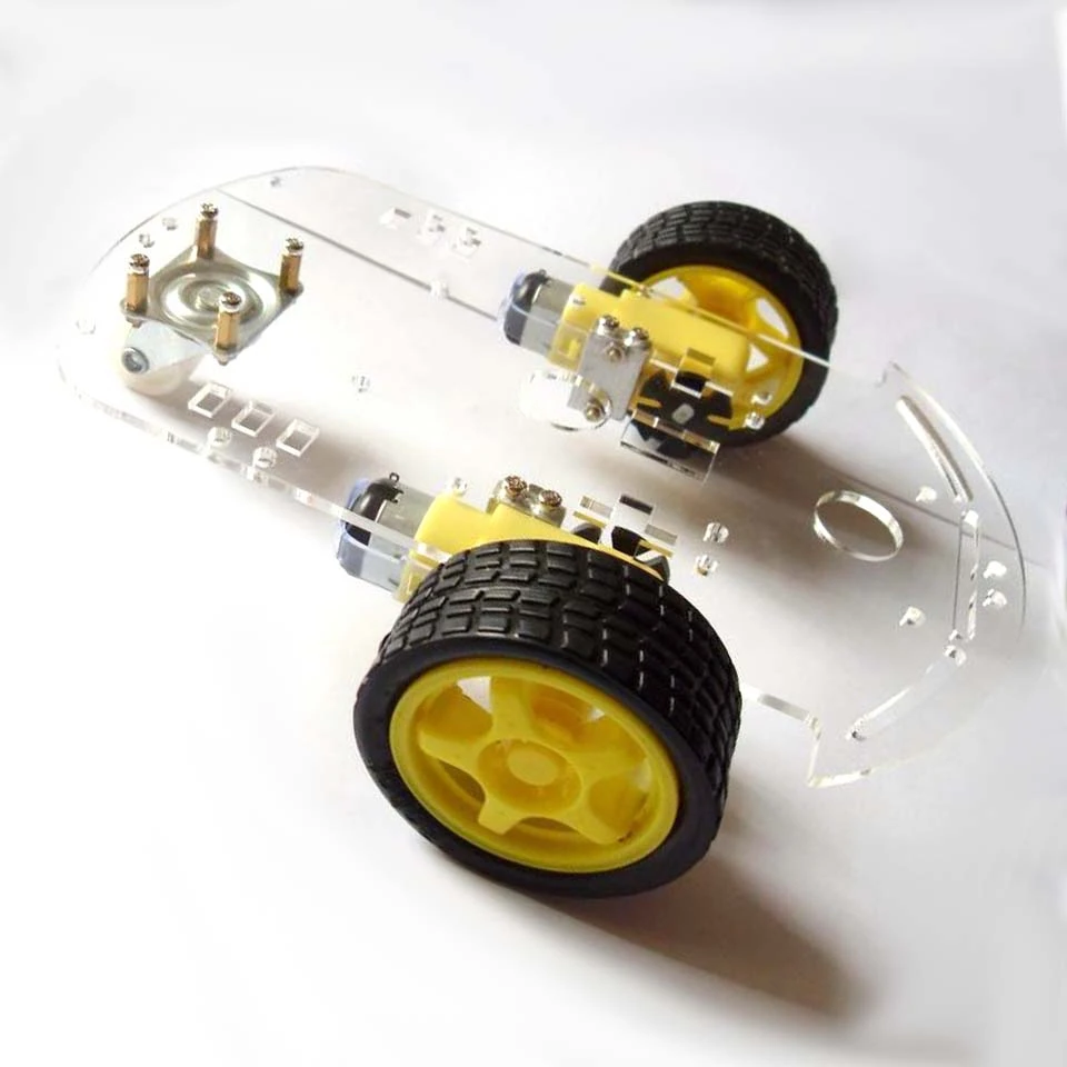 

New Motor Smart Robot Car Chassis Kit Speed Encoder Battery Box 2WD For Uno