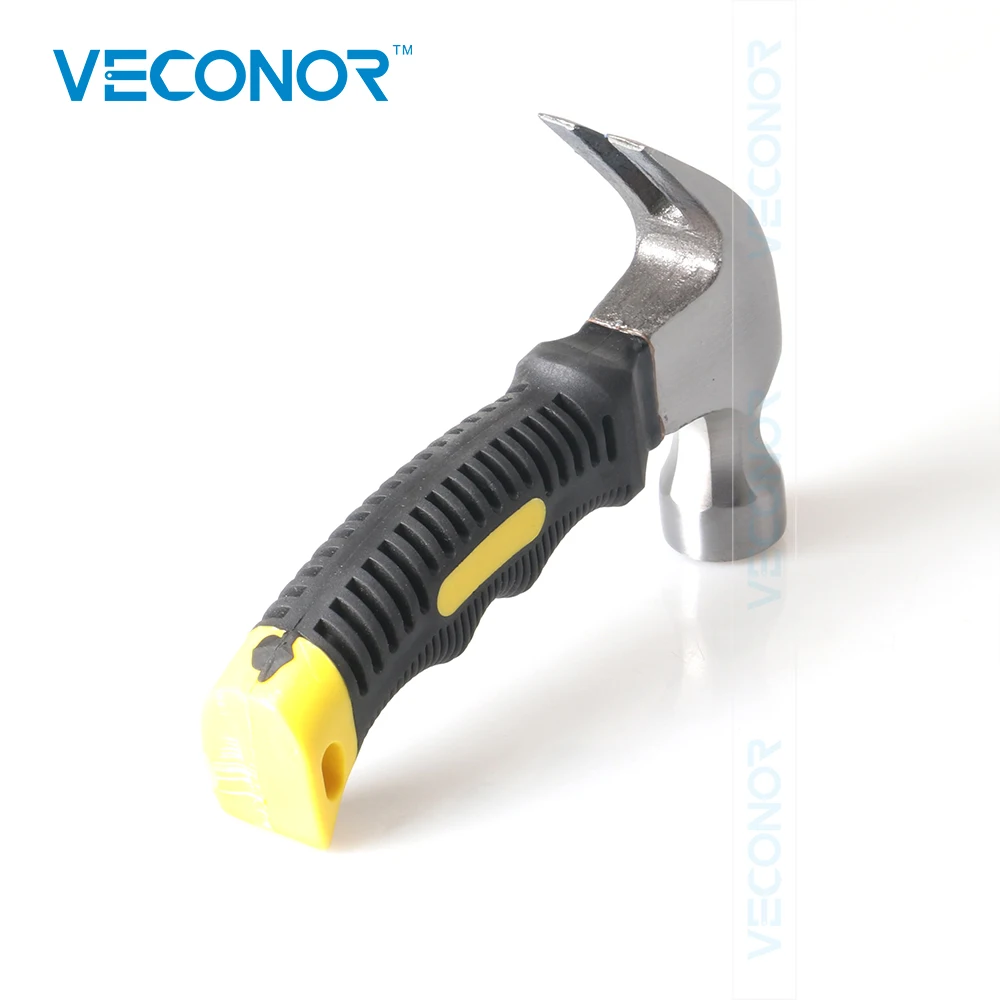 0.25kg Stubby Mini Claw Hammer DIY Tool Mallet Head Rubber Grip Nail Remover mini hammer claw hammer mini claw hammer