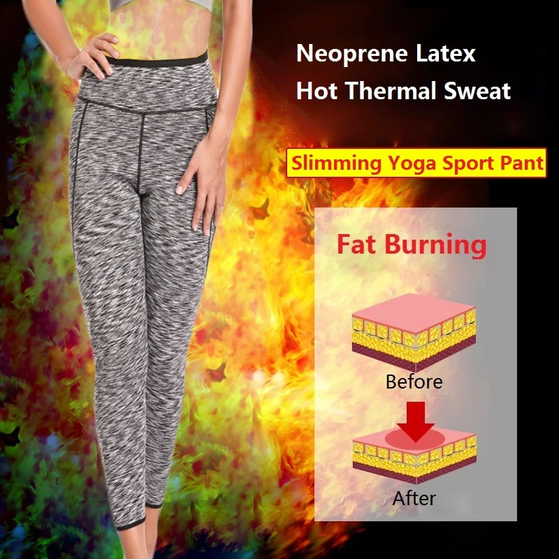 Ceny NINGMI najnowsze spodnie kobiety utrzymać ocieplenie potu Sauna neoprenu krótkie Legging kontrola majtki urządzenie do modelowania sylwetki gorset waist trainer odchudzanie Pant
