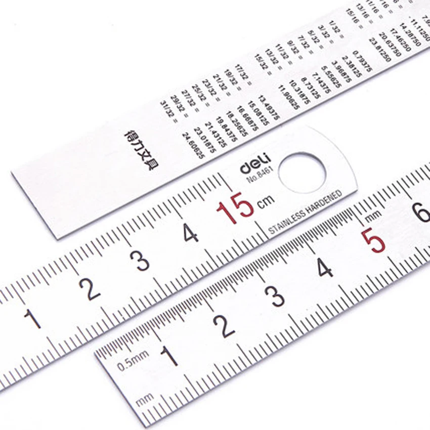 15cm 스테인레스 스틸 측정 눈금자 학생 문구 미술 그리기 직선 눈금자 디자이너 엔지니어 클리어 스케일 페인팅 눈금자