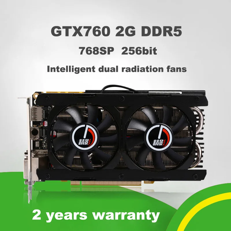 NEW ARRIVAL JiYi Nvidia GTX760 2G video card GTX760 2G