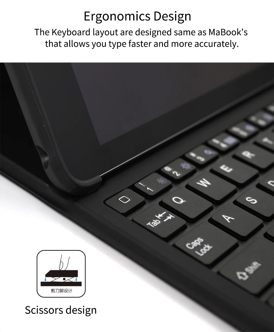 WOWCASE Беспроводная клавиатура-чехол на iPad 9,7/11/12,9 несколько Фолио Подставка на iPad пенал держатель Зарядка на ipad чехол чехол на айпад 11" 12.9" Держатель для яблочного карандаша