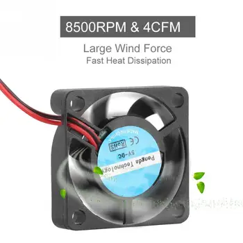 

5PCS 8500RPM Fast Heat Dissipation 3D Printer Fan 4CFM Large Wind-force 3D Printer Cooler