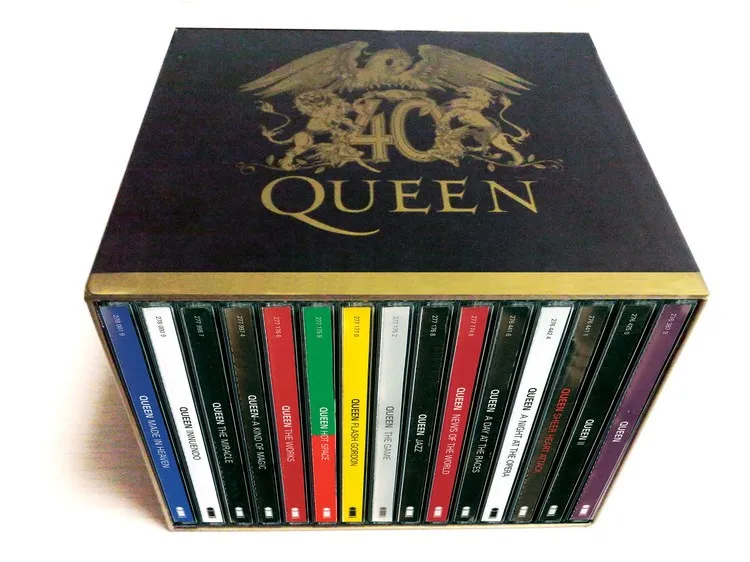 Королева 40th юбилей 30 CD Box Set Буклеты Полная коллекция завод запечатанный Ограниченная серия Бесплатная доставка