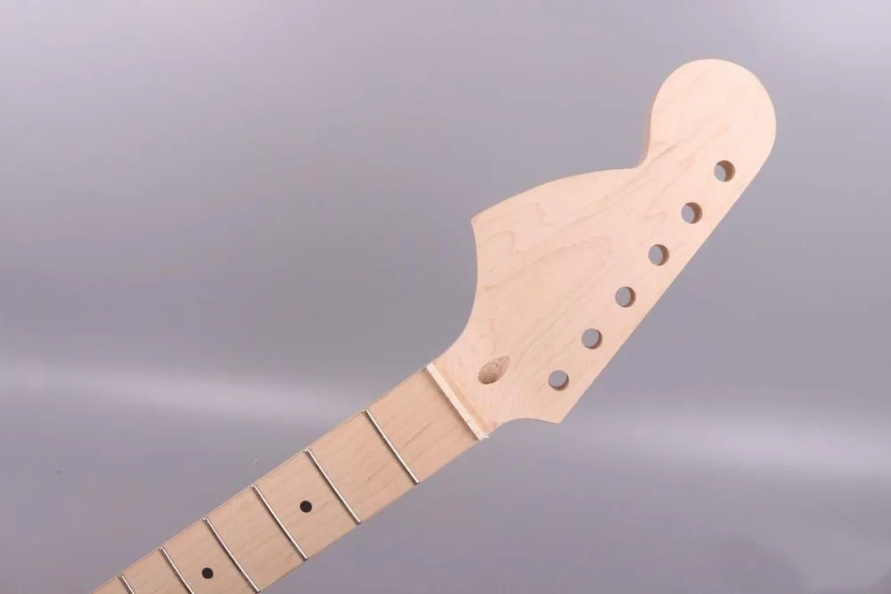 

Left hand Electric Guitar Neck Replacement 22 Fret 25.5 In Maple Fretboard