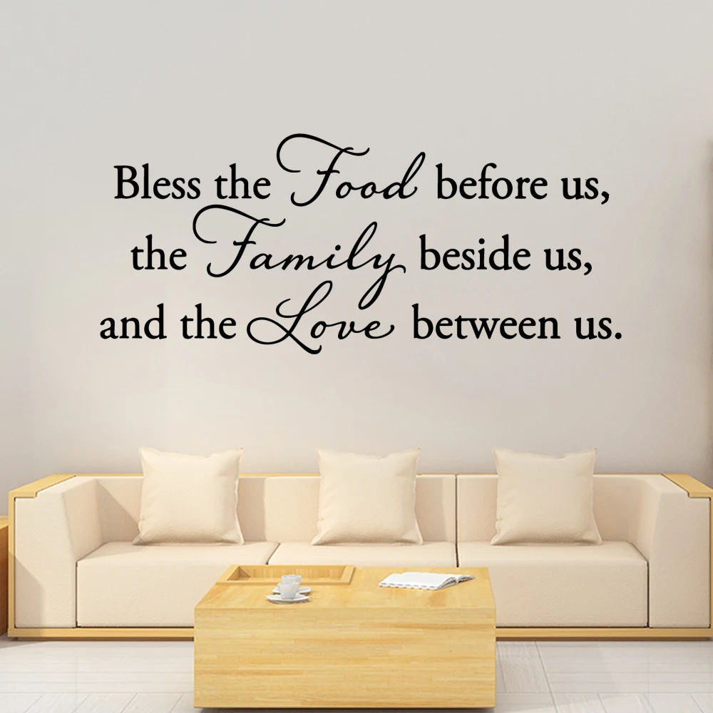 

Romantic Bless Vinyl Self Adhesive Wallpaper Living Room Children Room Nordic Style Home Decoration