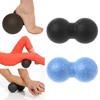 

EPP Lacrosse Fitness Peanut Therapy Gym Relaxing Exercise Yoga Massage Ball Release Muscle