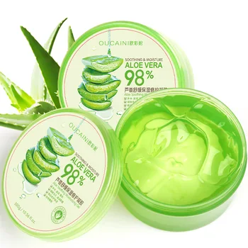 

Profession 300g Natural Aloe Vera Smooth Gel Acne Treatment Face Cream for Hydrating Moist Repair After Sun