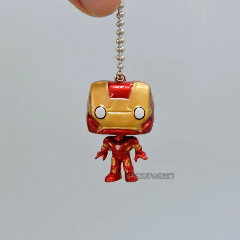 Marvel Мстители: Endgame Железный человек Человек-паук Халк брелок Дэдпул фигурка игрушки для детей подарок