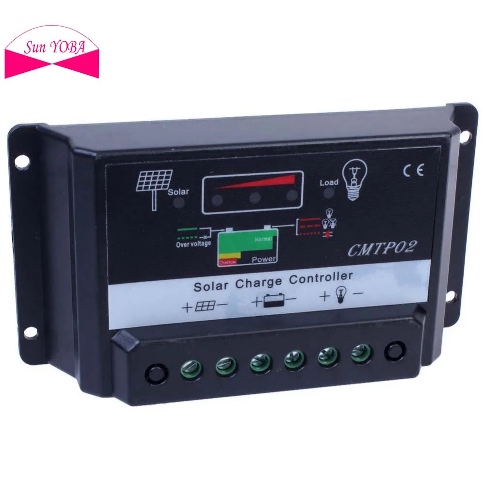 

1pcs 5A 12V/24V Panel Battery Regulator PWM Solar Charge Controller LED Screen mppt controlador charging hybrid power system