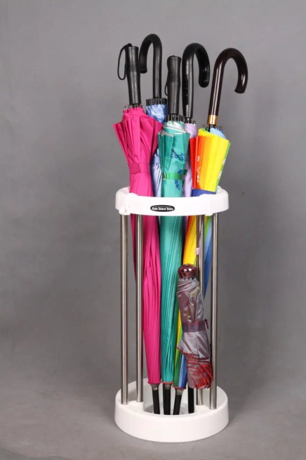 Large Capacity Stainless Steel Umbrella stand storage rack multifunctionalin Storage Holders