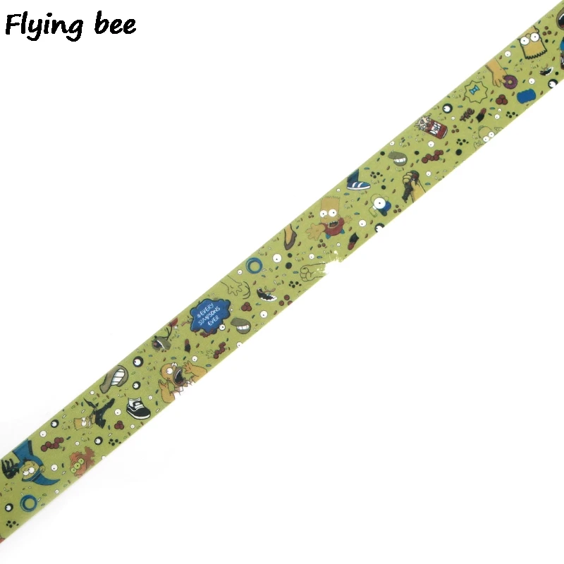Flyingbee 15mmX5m Бумага васи лента мультфильм милый забавный клейкая дети DIY