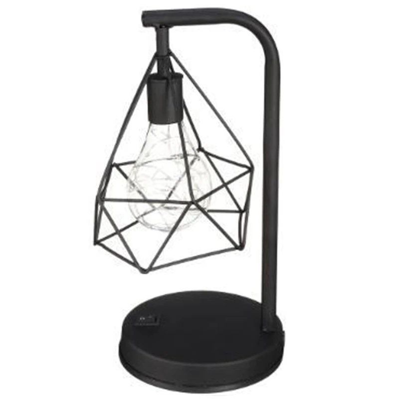 

Reading Night Light Table Desk Lamp Creative Festival Decoration Retro Hollow Diamond Table Lamps Reading Lamp Night Light Bed