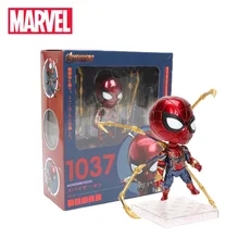 10 см Marvel игрушки 1037 Мстители Endgame Железный Человек паук ПВХ