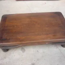 Редкий Старый династии Цин деревянный столик-Кан, с красивыми ракушками