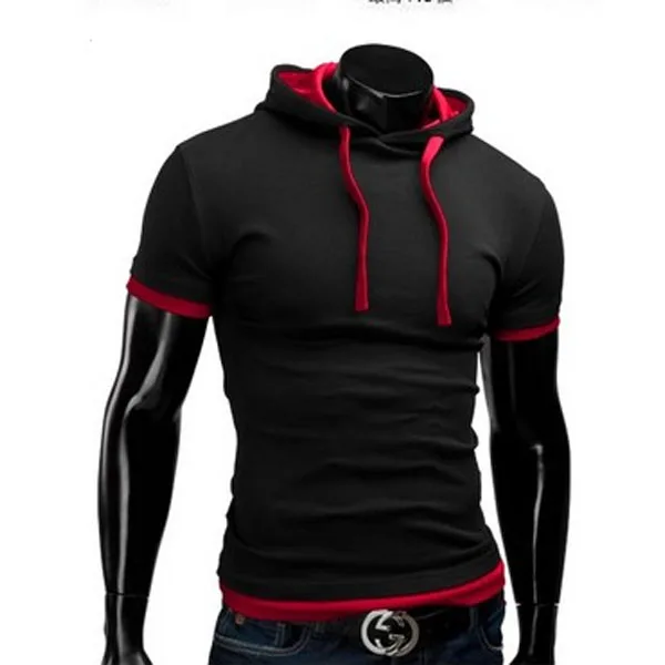 

Free shipping AliExpress ebay explosion models short-sleeved T-shirt Hooded T-shirt candy color series