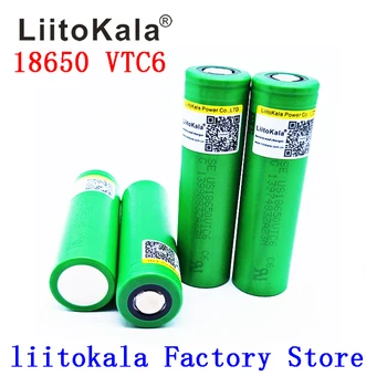 

Liitokala VTC6 3.7V 3000mAh rechargeable Li-ion battery 18650 US18650VTC6 30A Toys flashlight tools