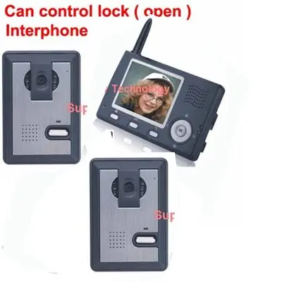 can control lock (door),3 wall to work,wireless Video Door Phone,3.5