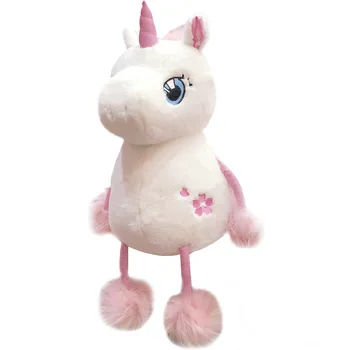 

lovely Cherry Blossom Unicorn Plush Toy Soft Stuffed Cartoon Unicorn Plush Dolls Animal Gift For Children