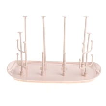 Детские бутылочки и двухместным рычагом Кухня чистой сушки полка для кормления держатель стойки Горячая W15