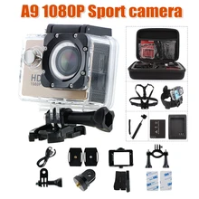 action camera 1080P 15fps 720P HD Original GEEKAM A9 sport cam deportivas pro waterproof go camera Mini Video camcorders