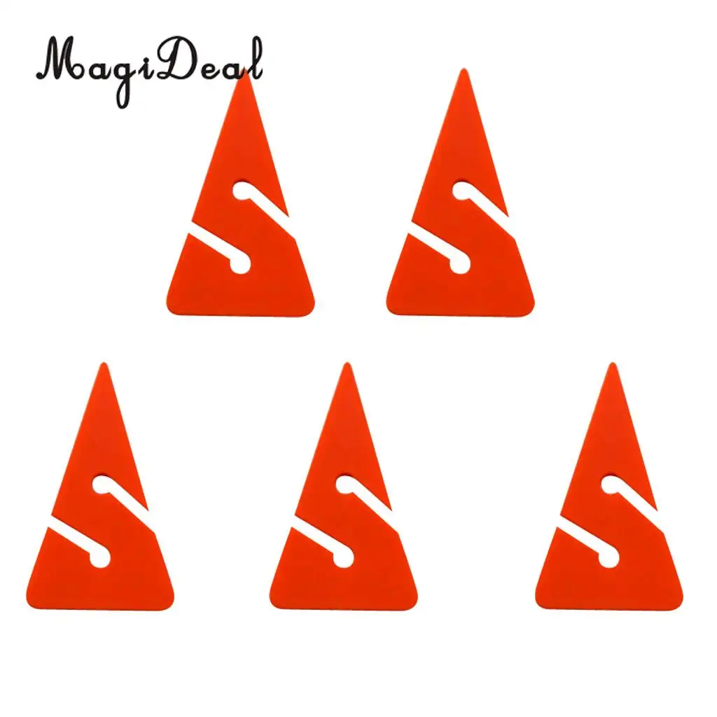 MagiDeal Hot Sale 5Pcs Durable PVC Professional Safety Scuba Cave Wreck Directing Line Arrow Marker Accessory 5 Colors Option