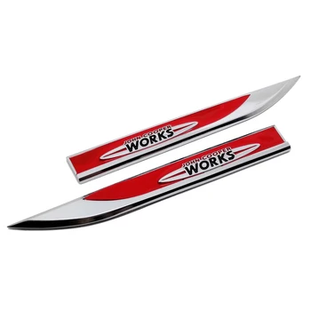 

Auto Accessories Car Styling for Mini Cooper R50 R52 R53 Mini Roadster countryman Clubman Cabrio Paceman Metal Emblem Stickers