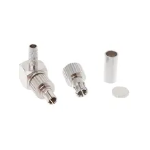 Connecteur RF à Angle droit mâle 2 en 1 TS9/CRC9, adaptateur Coaxial pour RG174/178/316 LMR100