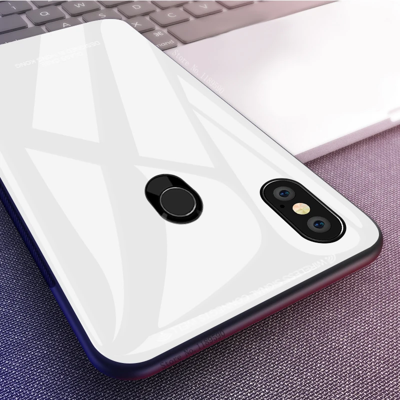 Чехол из закаленного стекла для телефона Xiaomi Mi 8 Lite 10 Pro A1 A2 9 6X 5X Max 3 Mix 2S Mi8 SE Mi6 POCO X2 F2