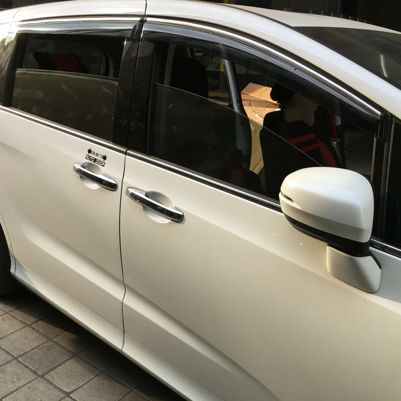 Авто Stylingg тенты укрытия 4 шт./лот окна Козырьки для Honda Odyssey- Защита от солнца и дождя наклейки чехлы
