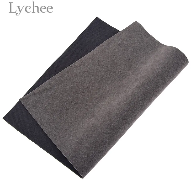 Lychee Life 1 шт. 21x29 см A4 замша из искусственной кожи ткань высокого качества Синтетическая Кожа DIY материал для одежды сумки ремни - Цвет: 6