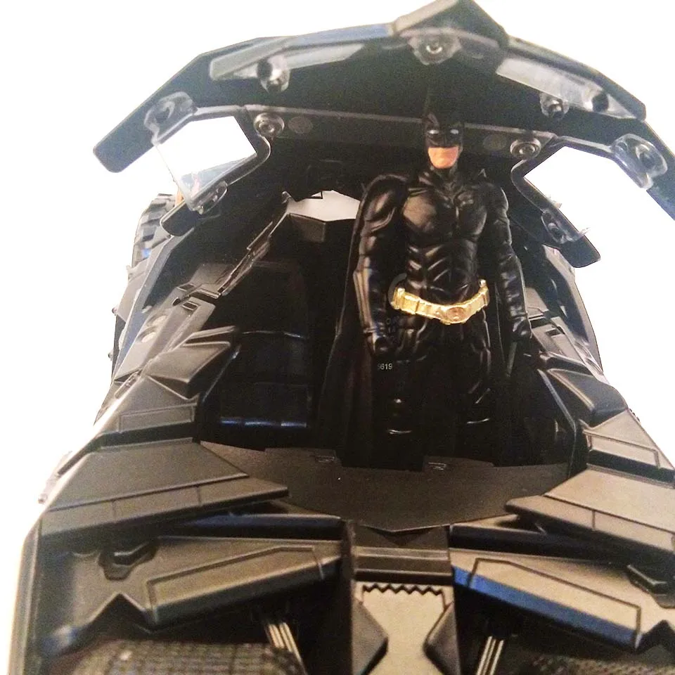 Batman Batmobile модель фигурку из цинкового сплава, цинковый сплав металла DC Super Hero Темный рыцарь колесница Бэтмен Batcycle игрушка для детей