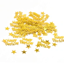 Confettis dorés 15g pour fête d'anniversaire | Décoration pour fête prénatale fiançailles mariage, décoration éparpillée de Table pour fête prénatale
