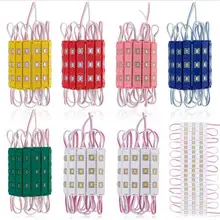 Горячая DC12V 5630 SMD 3 светодиодный модуль инжекторный водонепроницаемый IP55 декоративные жесткие полосы Бар свет лампы белый красный зеленый желтый синий