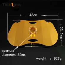 Золотая алюминиевая лодка Отсадочная удочка держатель для лодки джигинг серфинга Карп удилище для ловли на блесну рыболовный пояс карданный рыболовные инструменты