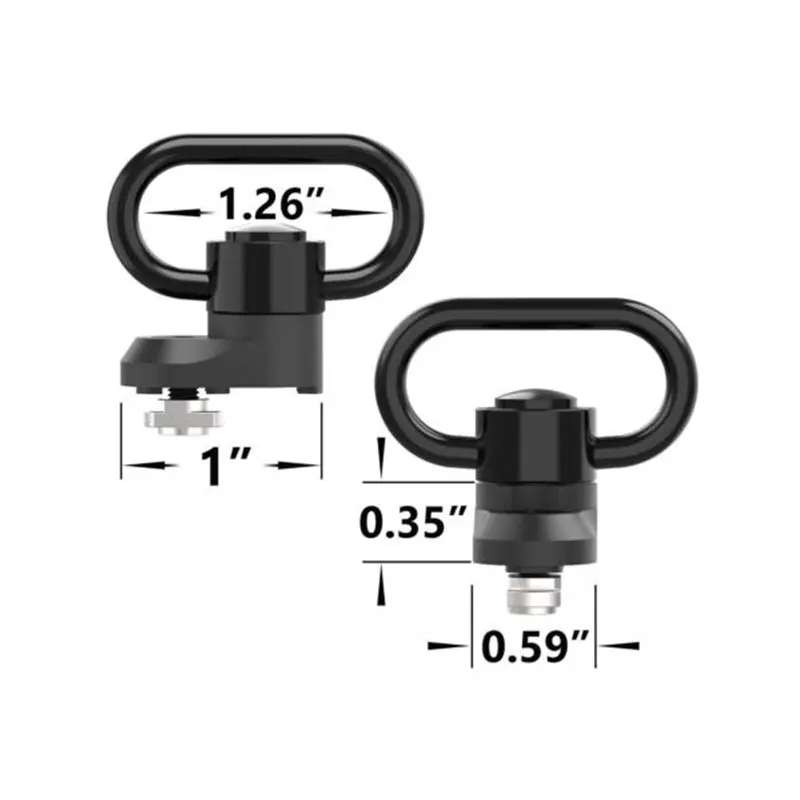 اكسسوارات الصيد M-لوك QD حبال جبل حبال دوارة 1.25 بوصة محول مرفق ل MLOK السكك الحديدية